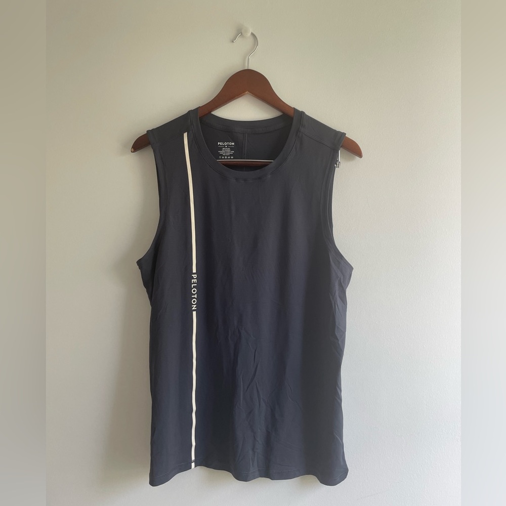 Peloton Striving Muscle Tank in Charcoal Navy